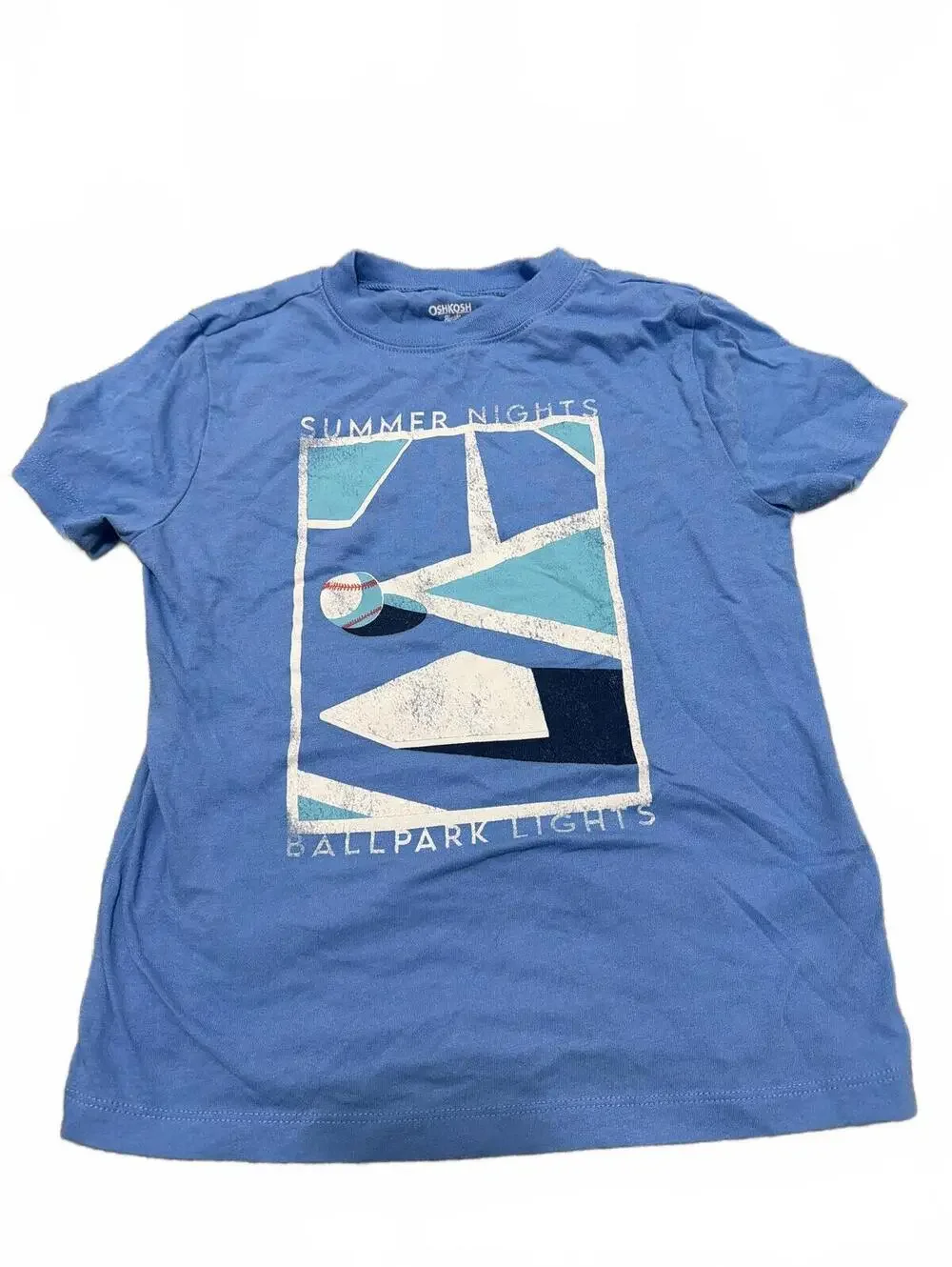 OshKosh B'gosh Boys Blue Summer Nights Tee Small